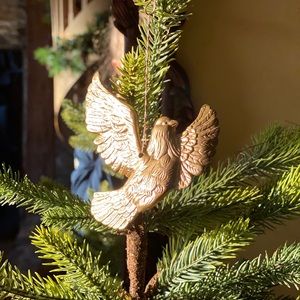 Vintage Gold Dove Ornament